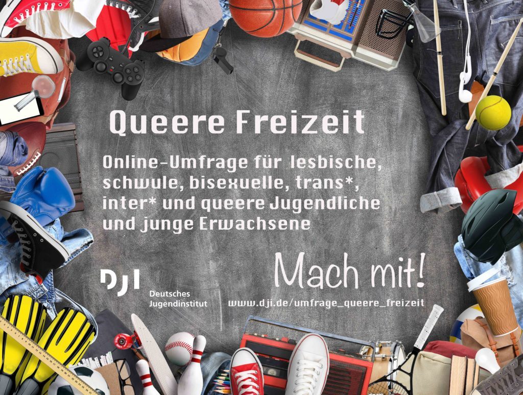 aufruf queere freizeit 1024x775 - Onlinebefragung "Queere Freizeit"